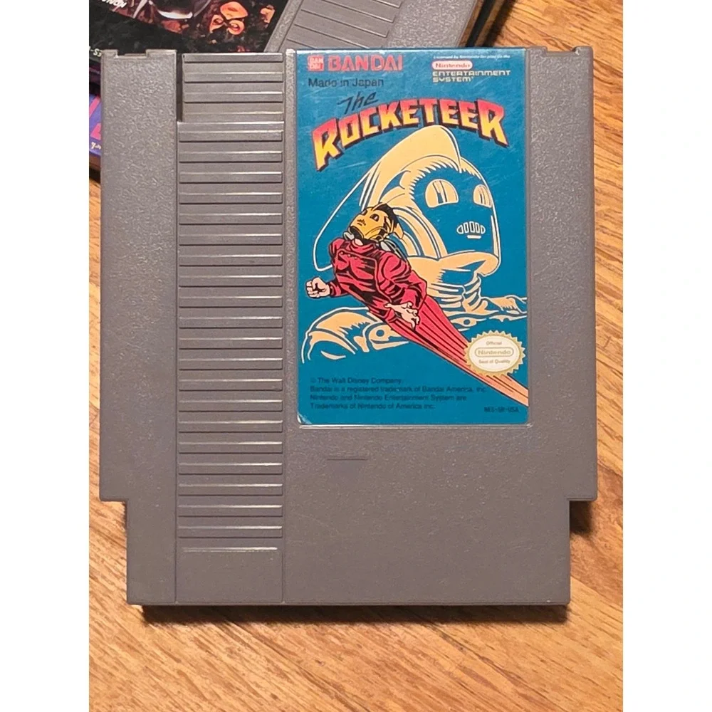 The Rocketeer Nintendo NES Bandai 1991 Disney Action Video Game NES-5R-USA